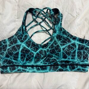 Constantly Varied Gear Teal Strappy Sports Bra